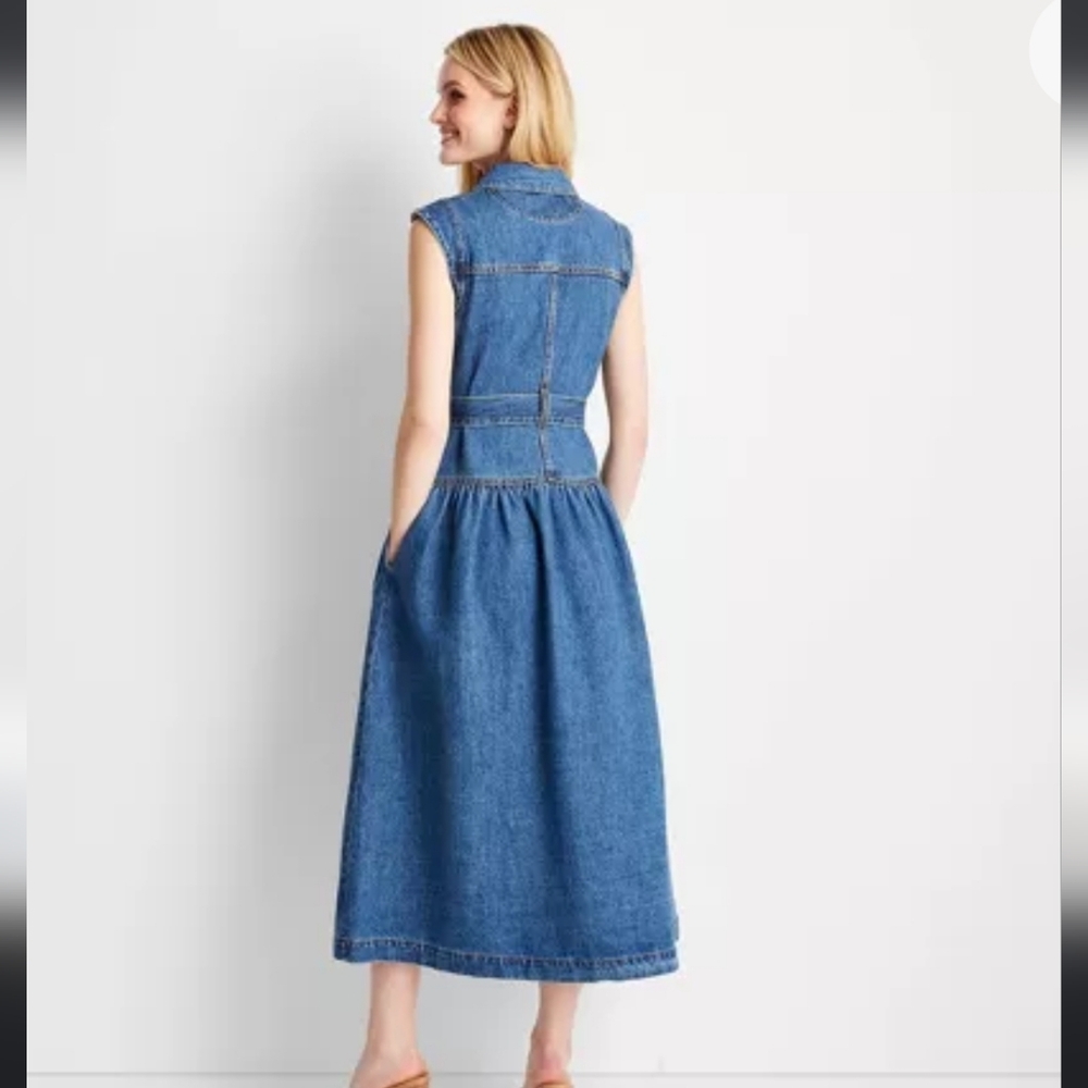 COPY - Jenee Naylor Future Collection denim dress - Picture 2 of 3